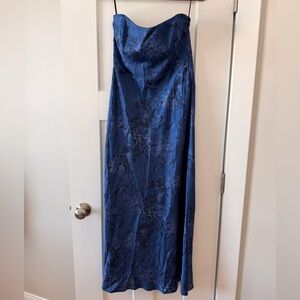 Park & Fifth Strapless Navy Dress